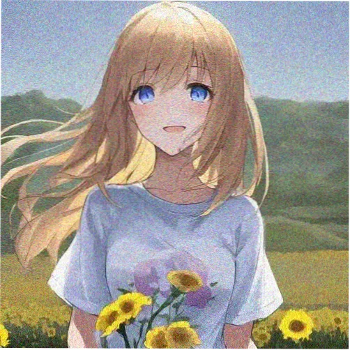 兔耳少女角色头像 天然型兔耳少女